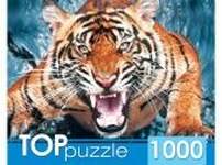 Пазл 1000 TOPpuzzle Грозный тигр  