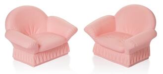 Кресла мягкие нежно-розовые  