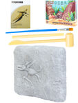 Набор археолога "Птерозавр" камень, 3 инструмента, книжка 