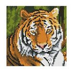 Алмазная мозайка 20*20 Тигр на отдыхе