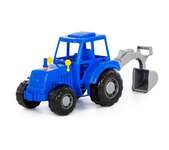 Трактор Алтай, с лопатой синий 