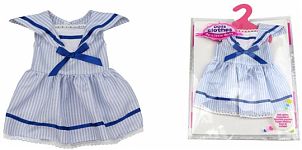 Платье "Морячка" для куклы 39-45см