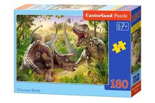 Пазл 180 Битва динозавров