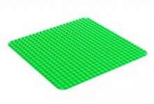 Пластина-основание для конструктора, 40х40 см, зелёная