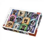 Пазл 1000 Trefl Коллаж "Веселые собачьи портреты"