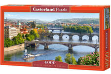 Пазл 4000 Река Влтава, Прага