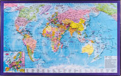 Карта мира Коврик-подкладка настольный 40*60