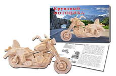 Сборная модель из дерева Круизный мотоцикл