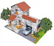 Констр-р Архитектурное моделирование Дом с гаражом 500 дет.								