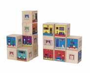 Кубики деревянные Квартиры