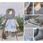 Интерьерная кукла «Маня», набор для шитья